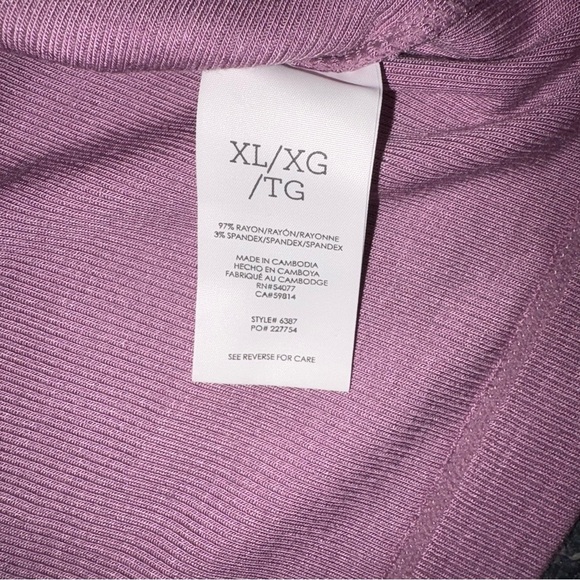 CAbi Light Pink One-Shoulder Tank Top - Picture 3 of 3